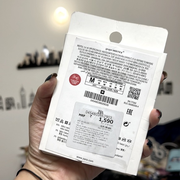 Gum ball drops / two toned pink earrings with rose gold details - Picture 3 of 3